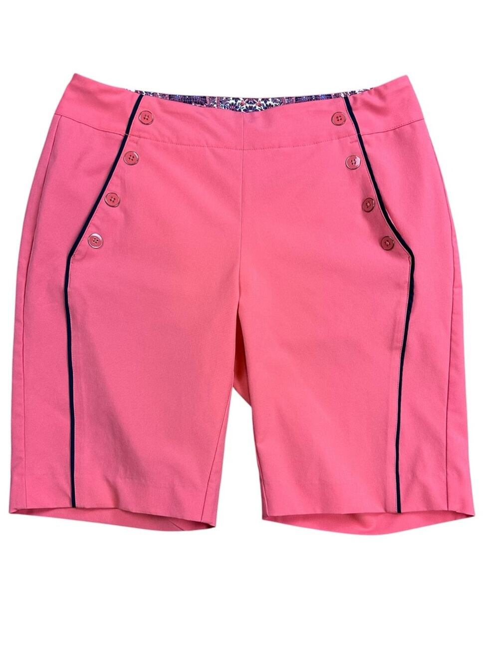 Greg Norman Women's Pink Bermuda Golf Shorts Stretch Size 4